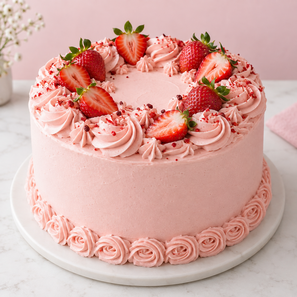 Bolo de morango
